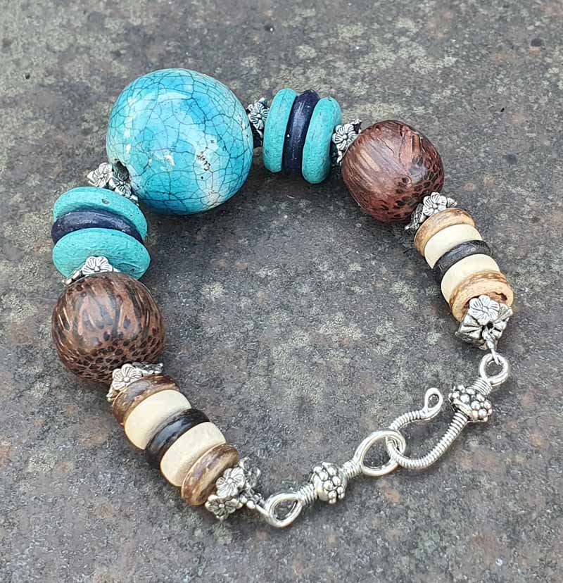 Armband zu Ethno-Kette einreihig content-portfolio-kette-ethno-türkis9